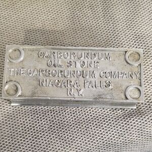 Carborundum Oil Stone